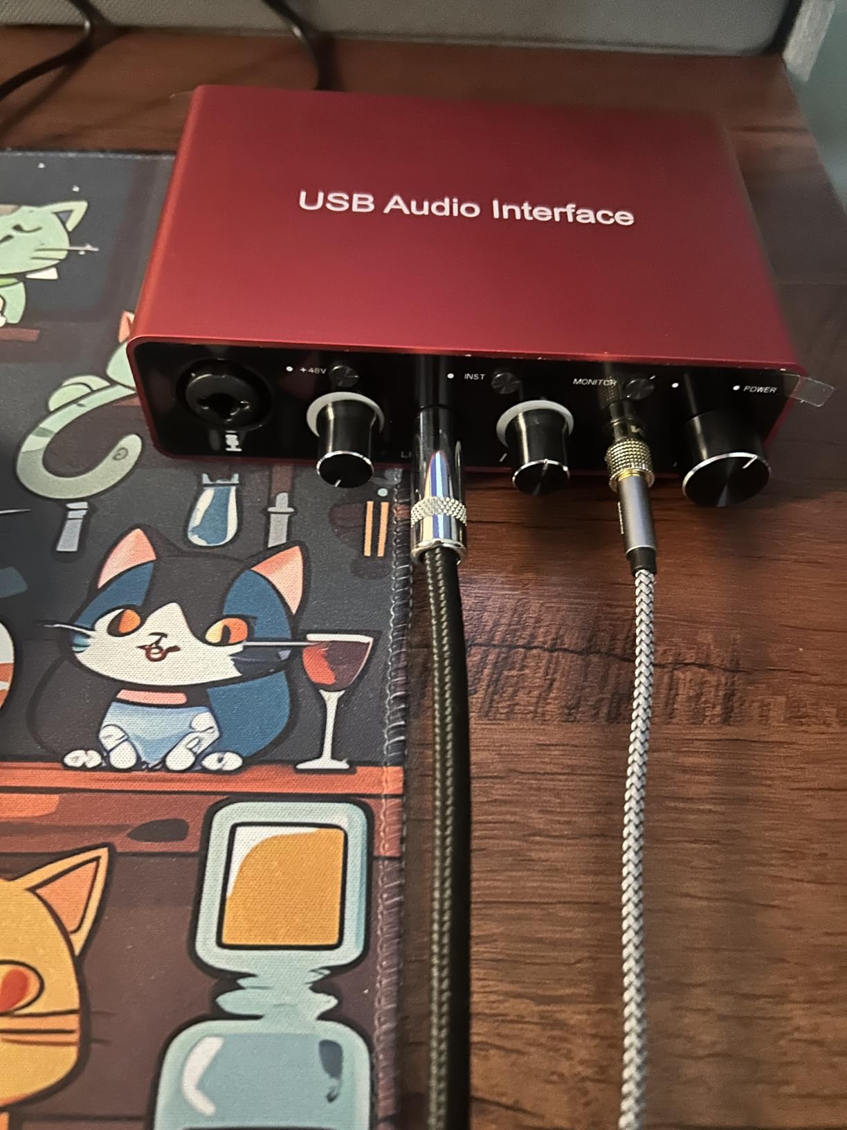 Wrugste USB Audio Interface Solo(24Bit/192kHz)+48V Phantom Power for Computer Recording Podcasting and Streaming Plug and Play Noise-Free Wrugste XLR Audio Interface for PC No Software Included customer photo 1