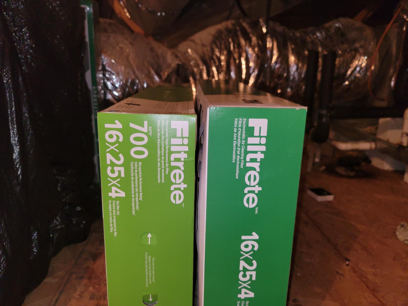 Filtrete 16x25x4 AC Furnace Air Filter, MPR 700, MERV 8, Fits Lennox & Honeywell Device, Capture Dust, Pollen & Pet Dander, Electrostatic Air Cleaning Filter, 2-Pack (Actual Size 15.88x24.56x4.31 in) customer photo 2