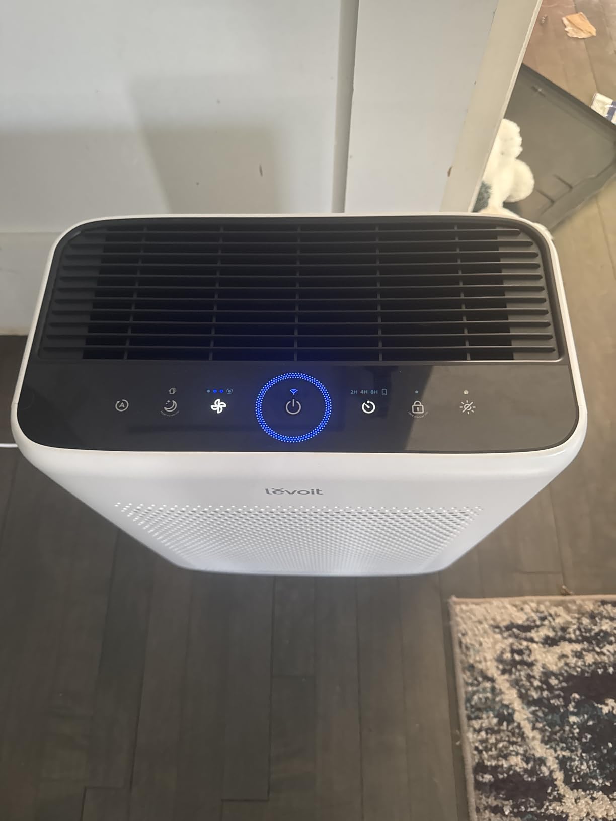 LEVOIT Air Purifiers for Home Large Room Up to 1875 Ft² with Washable Pre-Filter, AHAM VERIFIED, Air Quality Monitor, HEPA Sleep Mode for Allergies, Pet Hair in Bedroom, Vital 200S-P, White customer photo 2