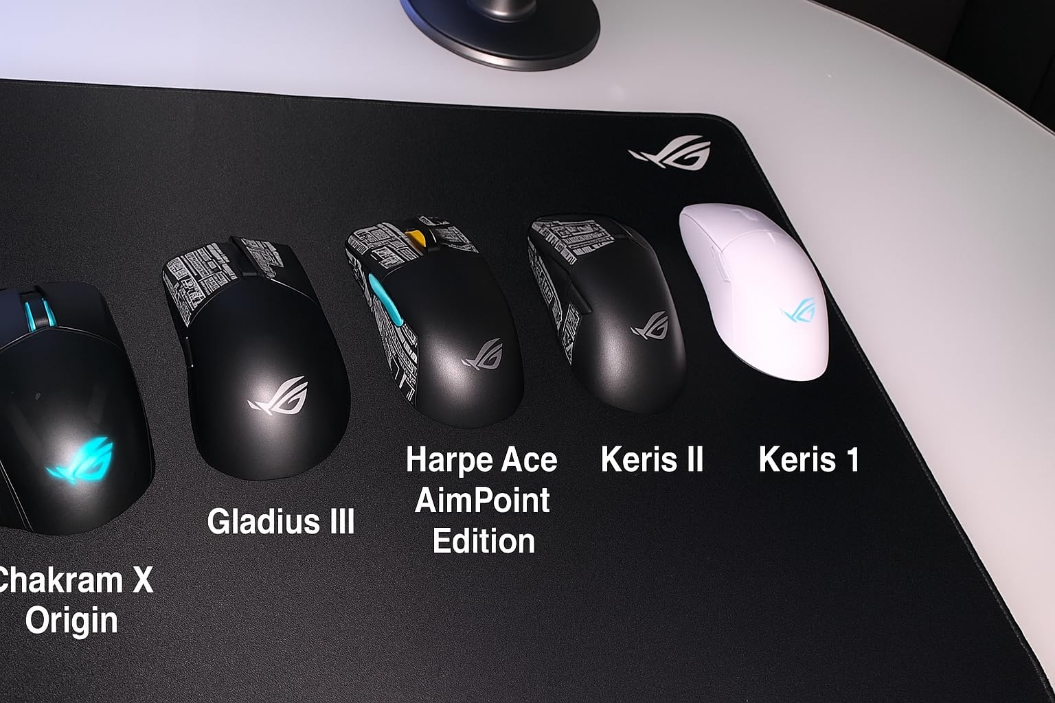 ASUS ROG Harpe Ace Aim Lab Wireless Esports Gaming Mouse - Aim Lab Settings Optimizer, Pro-Tested, Right-Handed, 54g Lightweight, Tri-Mode Connectivity, 36K DPI, 90Hr Battery, PC/Mac Support - Black customer photo 1