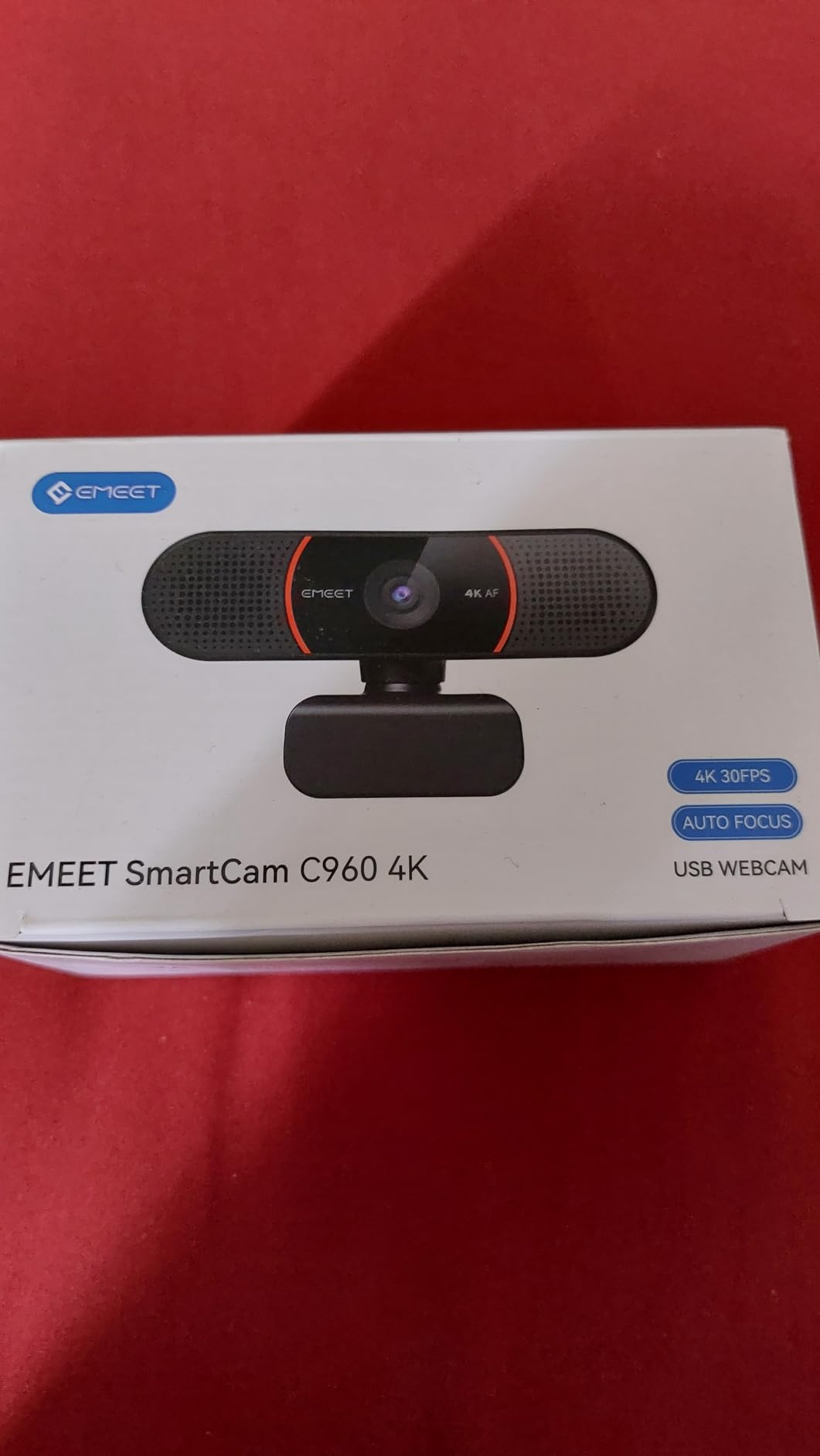 EMEET C960 4K Webcam for PC, 4K UHD CMOS Sensor, PDAF Auto Focus, Dual Omnidirectional Mics, Auto Light Correction, 73° FOV, Plug&Play Webcam w/Privacy Cover, Works w/Zoom/Teams/Skype/Google Meet customer photo 2