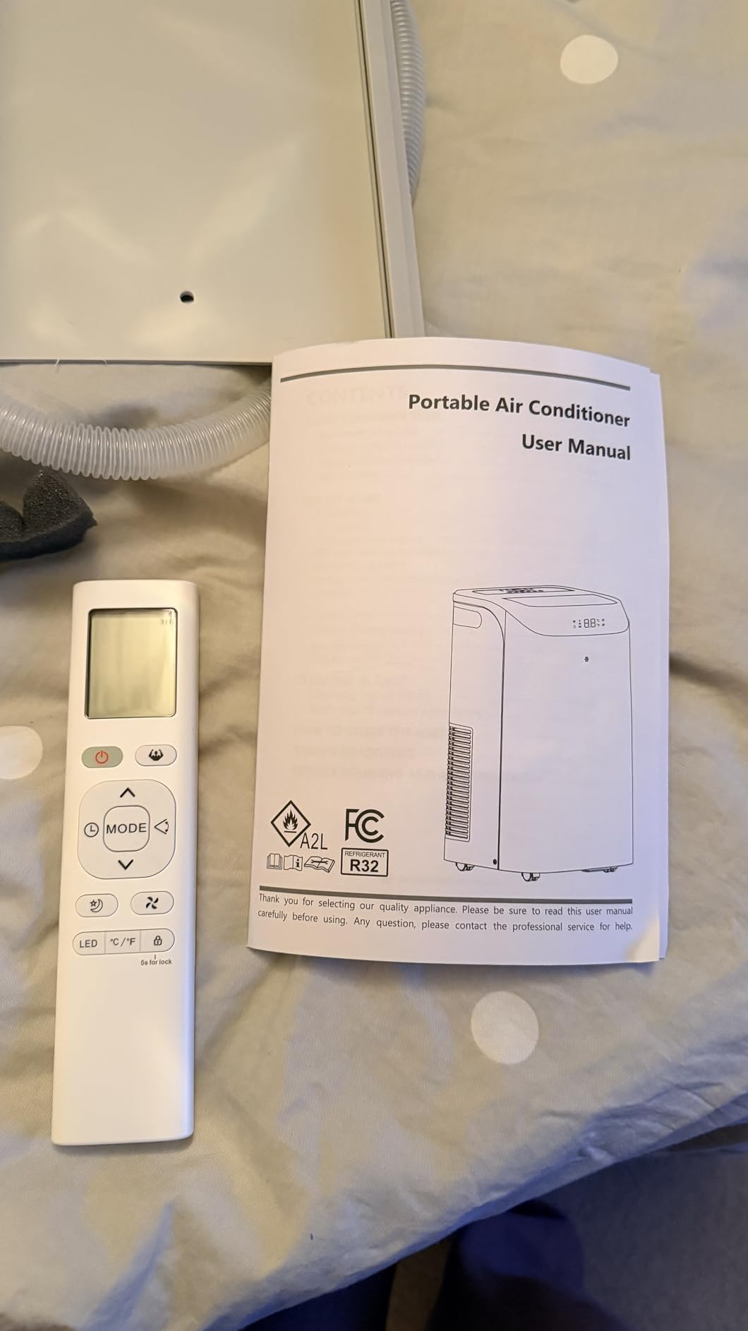 14000 BTU Portable Air Conditioners with Remote Control, 3-in-1 Free Standing Cooling AC Unit with Fan & Dehumidifier, Cools Room up to 700 sq.ft, Smart/Sleep Mode,3 Speed,Auto Swing,24H Timer customer photo 2