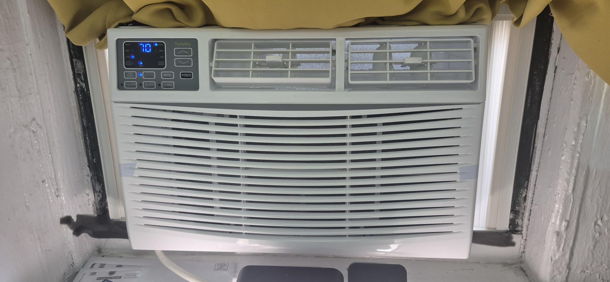 WiFi Enabled 6,000 BTU Window Air Conditioner, Smart Window AC Unit with Remote, Energy Saving, Easy Install Kit, Cools up to 250 Square Feet customer photo 2