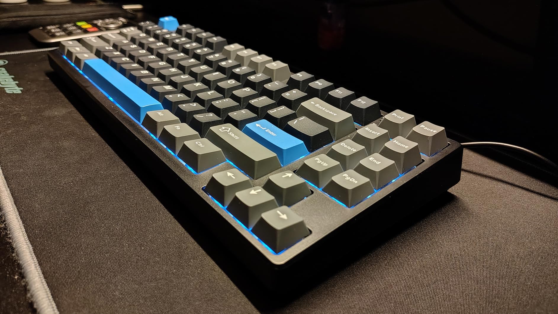 KN85 Wireless Mechanical Gaming Keyboard, 75% Layout with RGB Backlit, Custom Hot Swappable, Creamy Sound, Bluetooth/2.4GHz/USB-C Compatible with Windows/Mac/PC (Retro Beige, Linear Switch) customer photo 1
