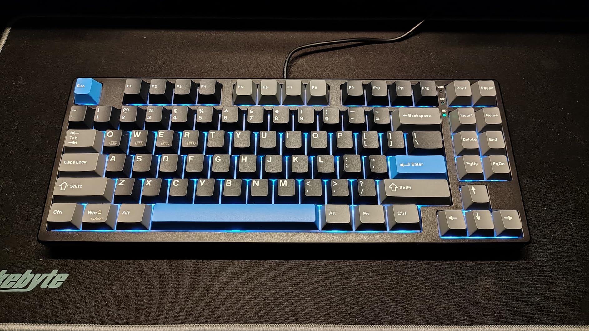 KN85 Wireless Mechanical Gaming Keyboard, 75% Layout with RGB Backlit, Custom Hot Swappable, Creamy Sound, Bluetooth/2.4GHz/USB-C Compatible with Windows/Mac/PC (Retro Beige, Linear Switch) customer photo 2