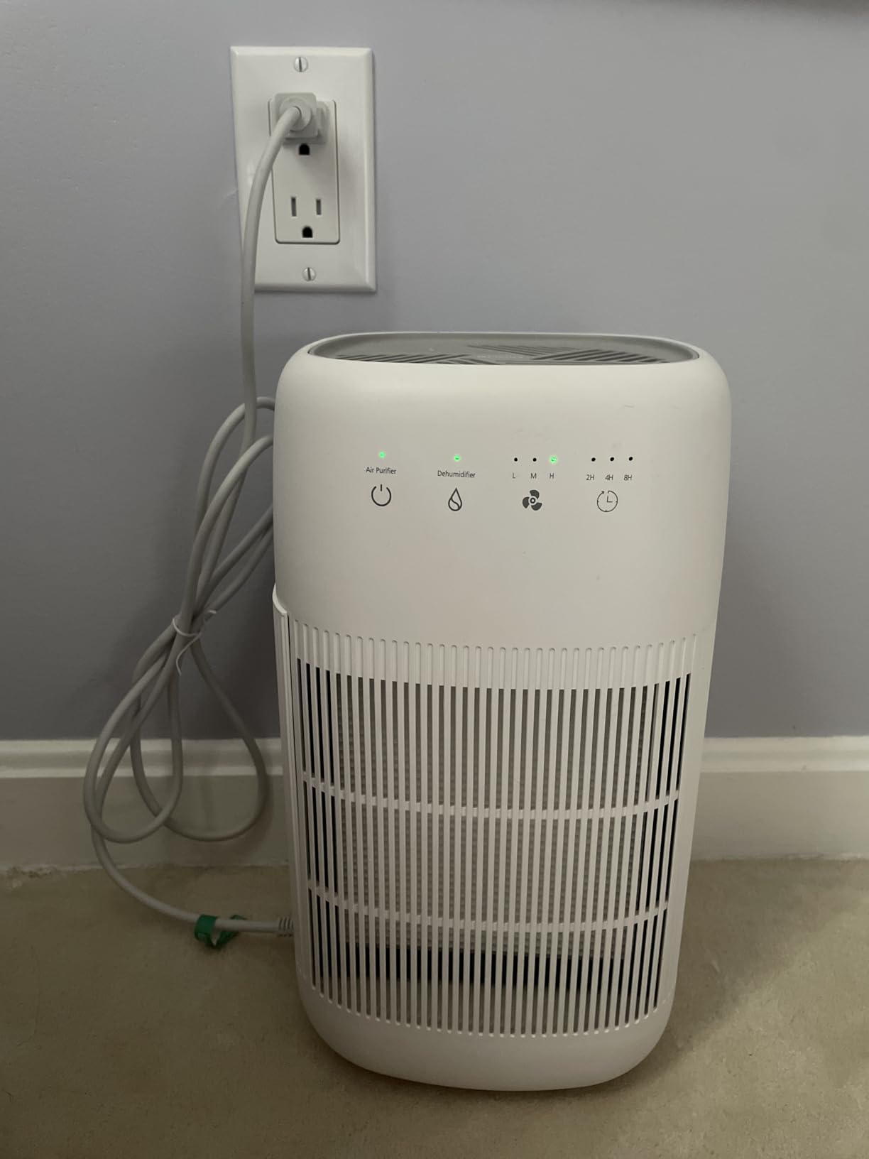Afloia Air Purifier and Dehumidifier in 1, Air Purifier with Efficient Filter, Small Dehumidifier Combined with Air Cleaner, Remove Pet Odors Dust Smoke for Home, Bedroom, Bathroom customer photo 2