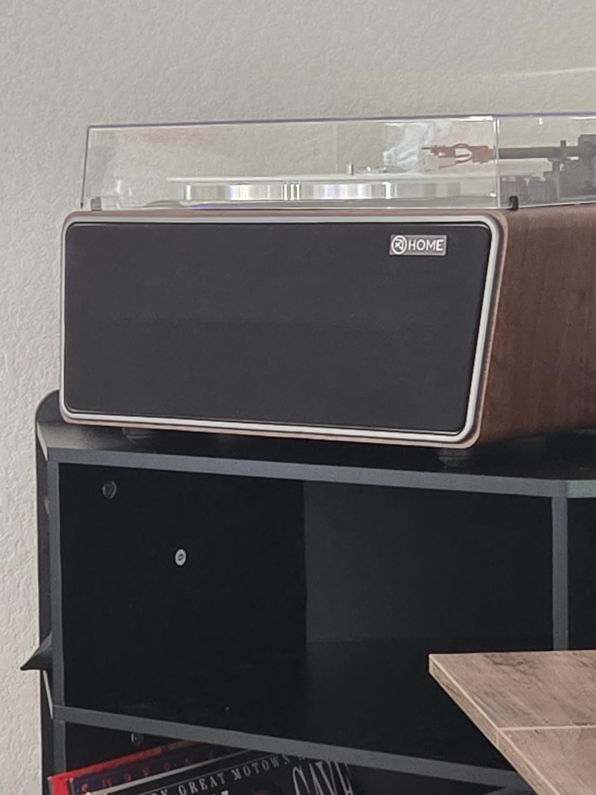 All in One Vinyl Record Player, Bluetooth Turntable Built in 4 Stereo Speakers Phono Preamp, High Fidelity Turntables with Magnetic Cartridge AT-3600L, 2-Speed, 33/45RPM, USB PC Recording customer photo 1