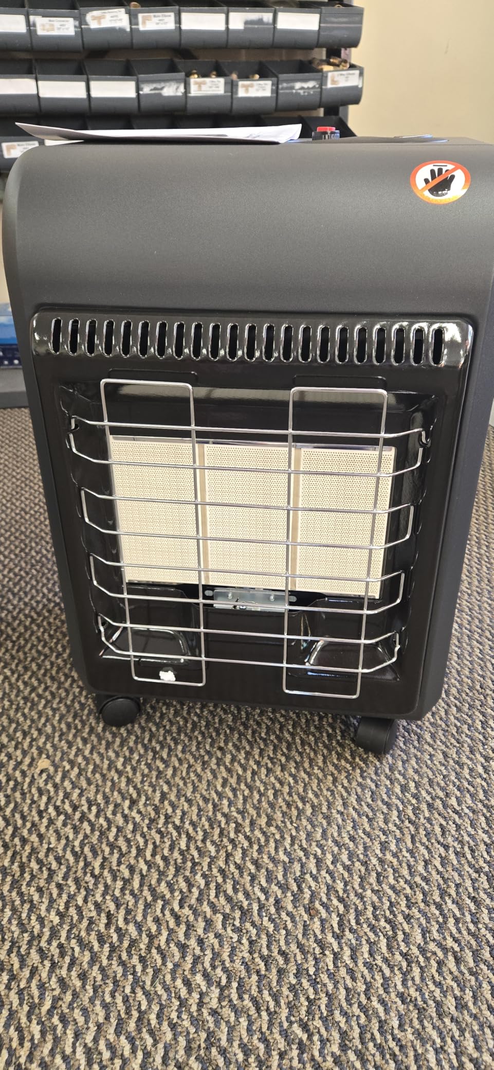 OKF Propane Heater, 6000 to 18000 BTU 3 Modes Indoor Propane Heater with ODS & Tip-over Protection, Outdoor Heaters with Gas Regulator & Hose Heat up to 450 Sq.Ft, for Garage, Camping, Patio, Shop customer photo 1