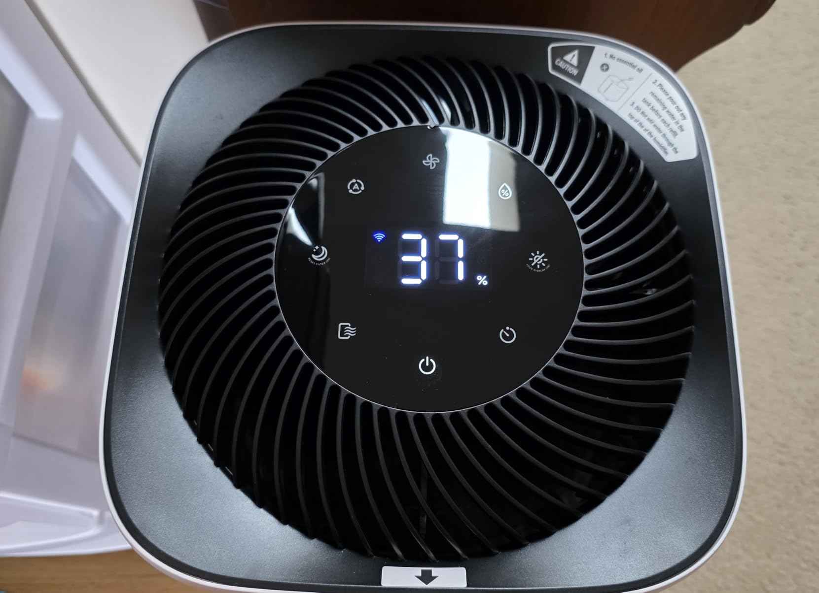 LEVOIT Evaporative Humidifiers for Bedroom Baby, Dual Air and Water Filters, Separate Sensor, Blue Light Free for Nursery Nightlight, Auto Dry, Smart Control & Alexa, Auto Mode, 3.8L Tank for 36H customer photo 2