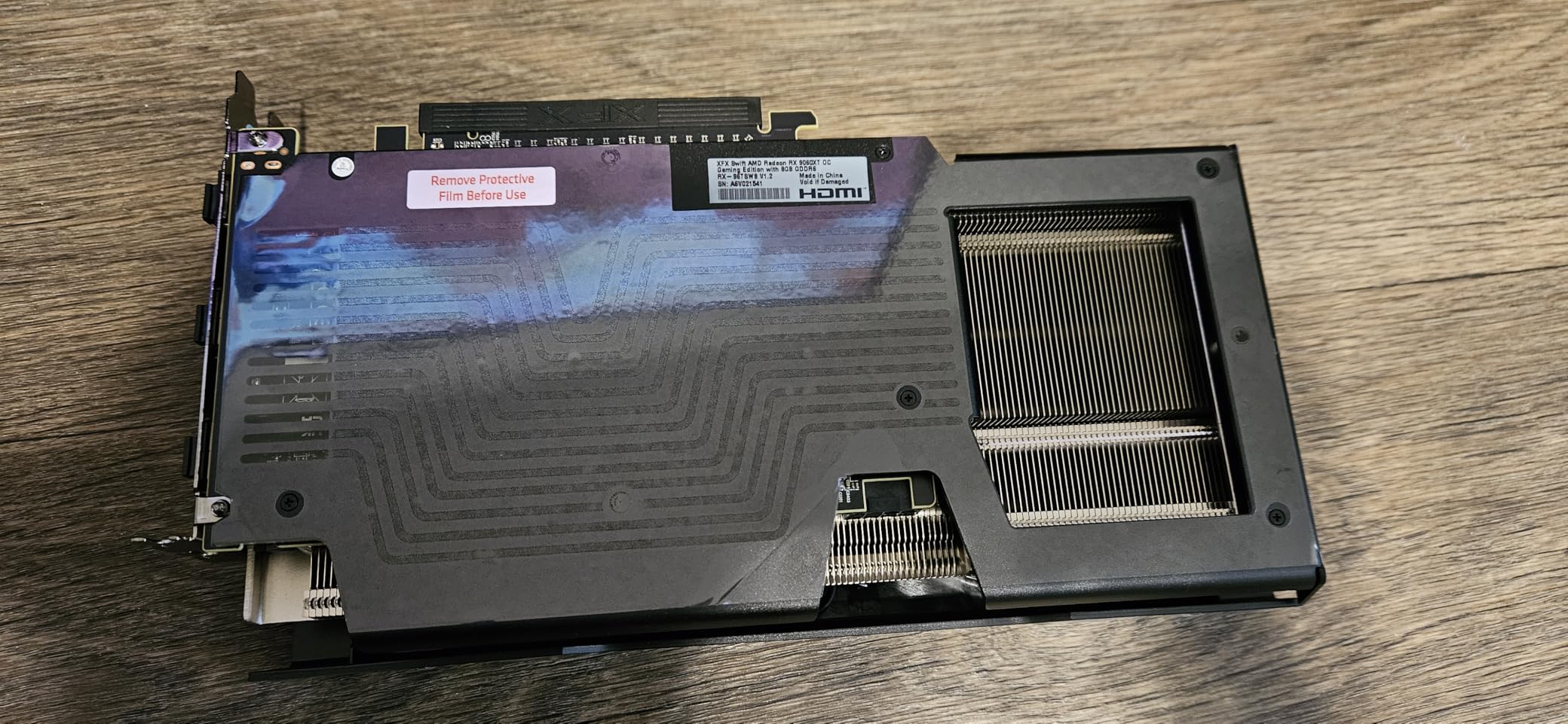 XFX Swift AMD Radeon RX 9060 XT OC Gaming Edition with 8GB GDDR6 HDMI 2xDP, AMD RDNA 4 RX 9060XT RX-96TSW8GBQ customer photo 1