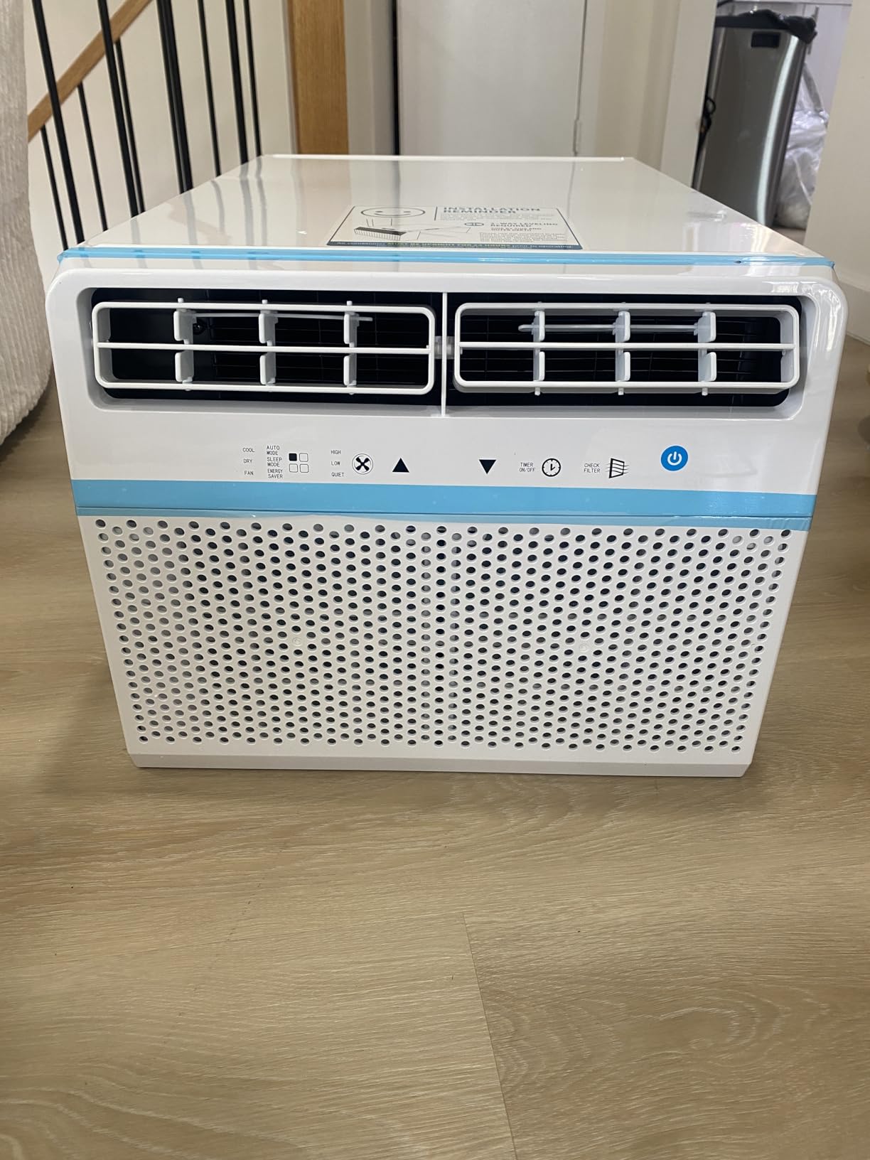 ZAFRO 10,000 BTU U Shaped Window Air Conditioner Cools up to 450 Sq Ft, 6-in-1 Window AC Units with Cool, Fan and Dry Modes, Saddle Air Conditioner with Energy Efficient, Low Noise, White[2026 New] customer photo 1