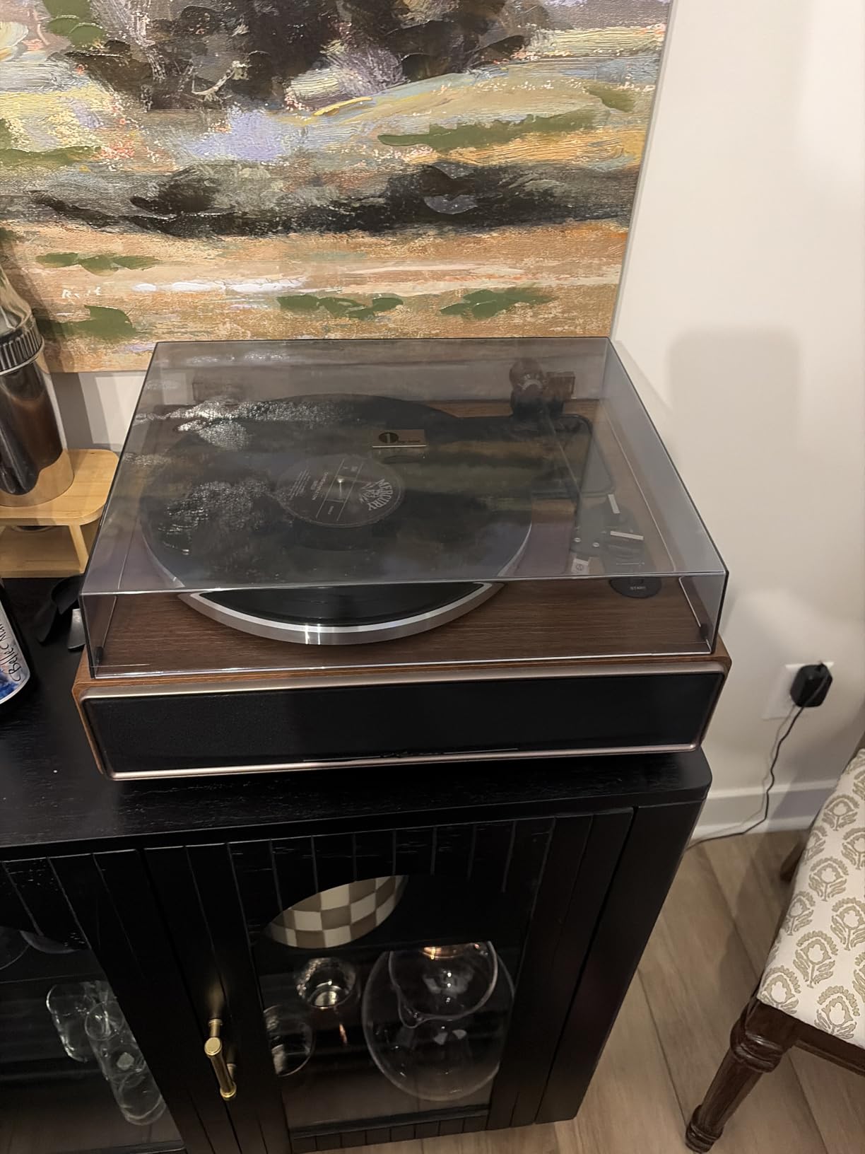 1 by ONE Vinyl Record Player with Bluetooth Input, All-in-One Turntable with Built-in Speakers, Phono Preamp, AT-3600L Cartridge, Belt Drive 33/45 RPM customer photo 1