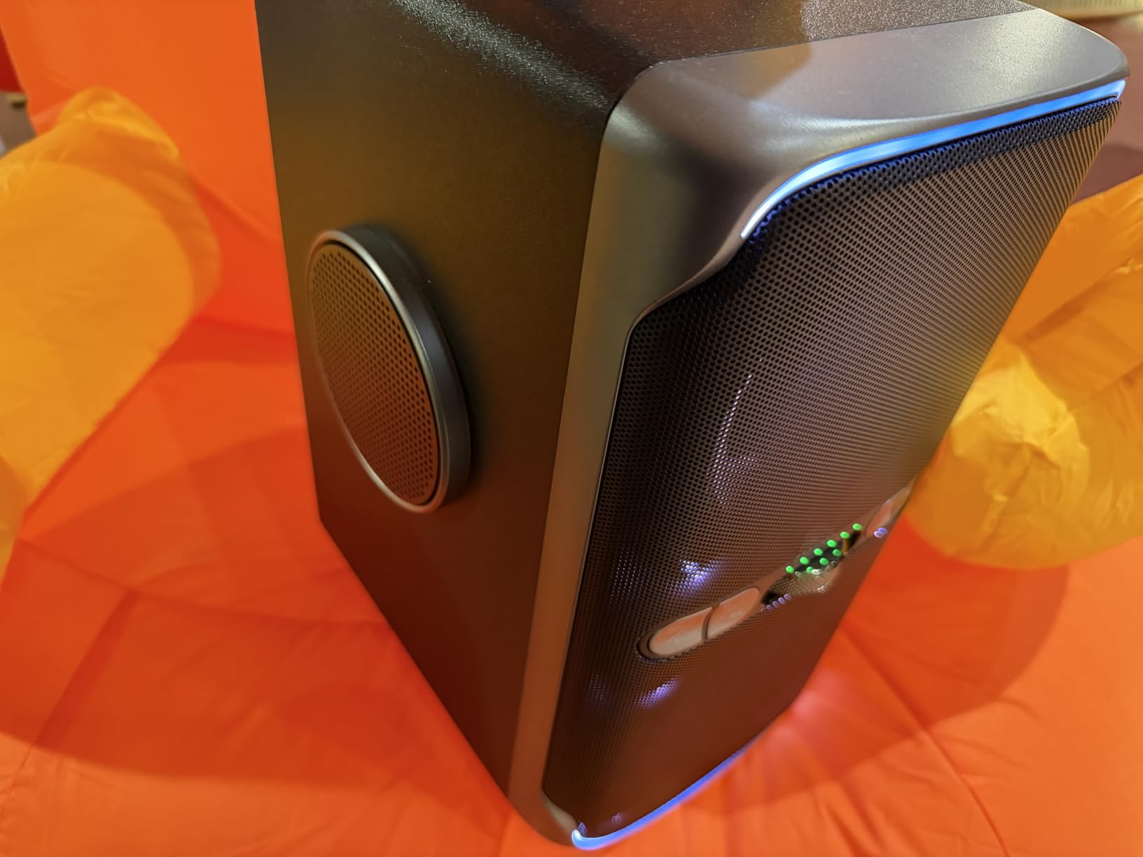 Party Bluetooth Speaker - 240W Peak Loud Speaker, Dazzling Light Show, Deep Bass, IPX4 Waterproof, 15H Battery, TWS Pairing, BT 5.3 Wireless, Portable for Home/Outdoor/Beach/Pool Party customer photo 2