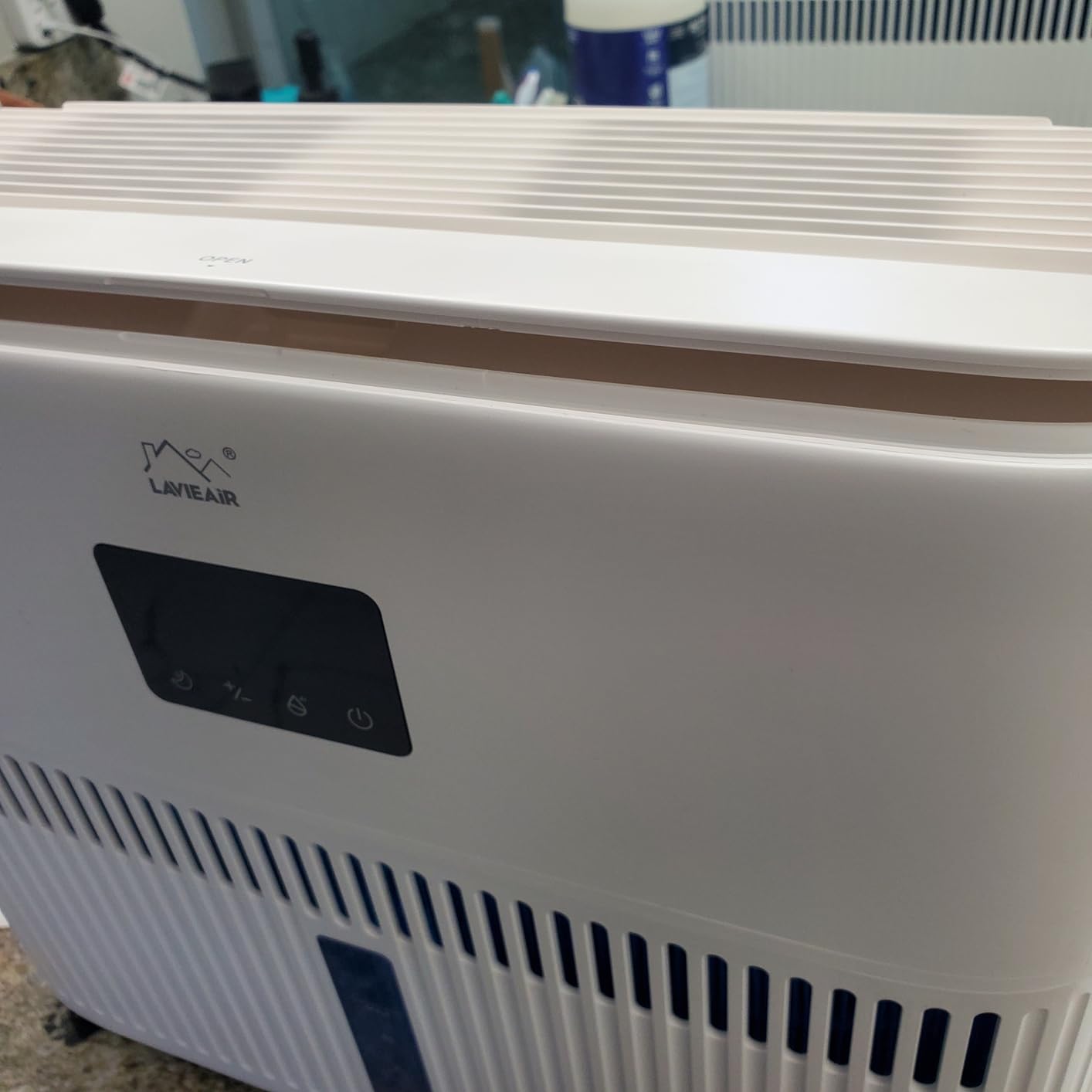 LAVIEAIR Smart Evaporative Humidifiers for Bedroom, Living Room, Nursery, Large Room up to 300 ft², 5L Tank, Max 48H Runtime, Mist-free Top Fill Humidifier for Baby, Plants, Easy to Clean customer photo 1
