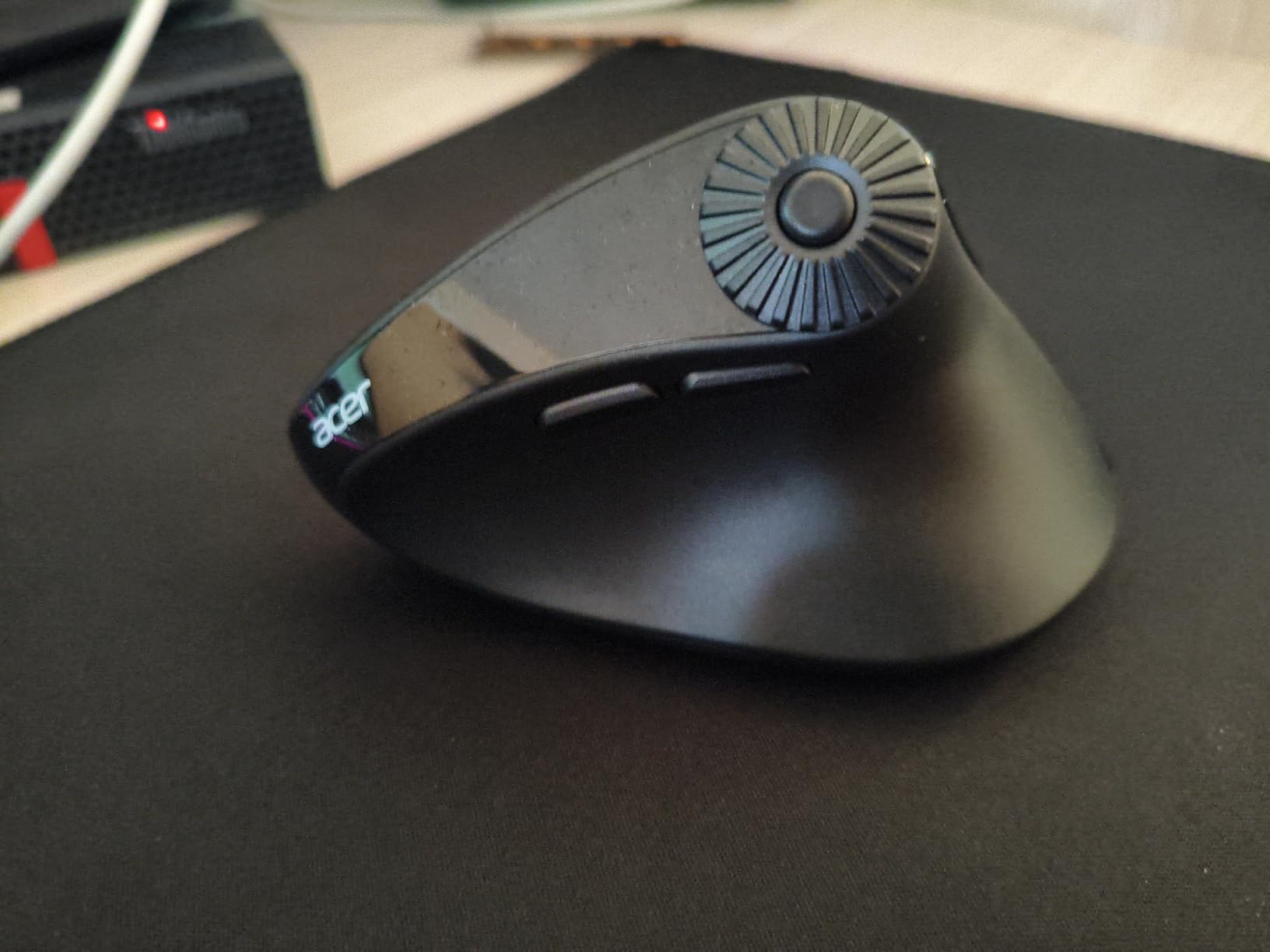 acer Ergonomic Mouse Wireless with Side Scroll Wheel, Bluetooth Mouse for Laptop(BT5.2+2.4GHz), Office Vertical Computer Mice, Small to Medium Sized Hands Ergo Mice, 8 Buttons for PC and Desktop customer photo 1