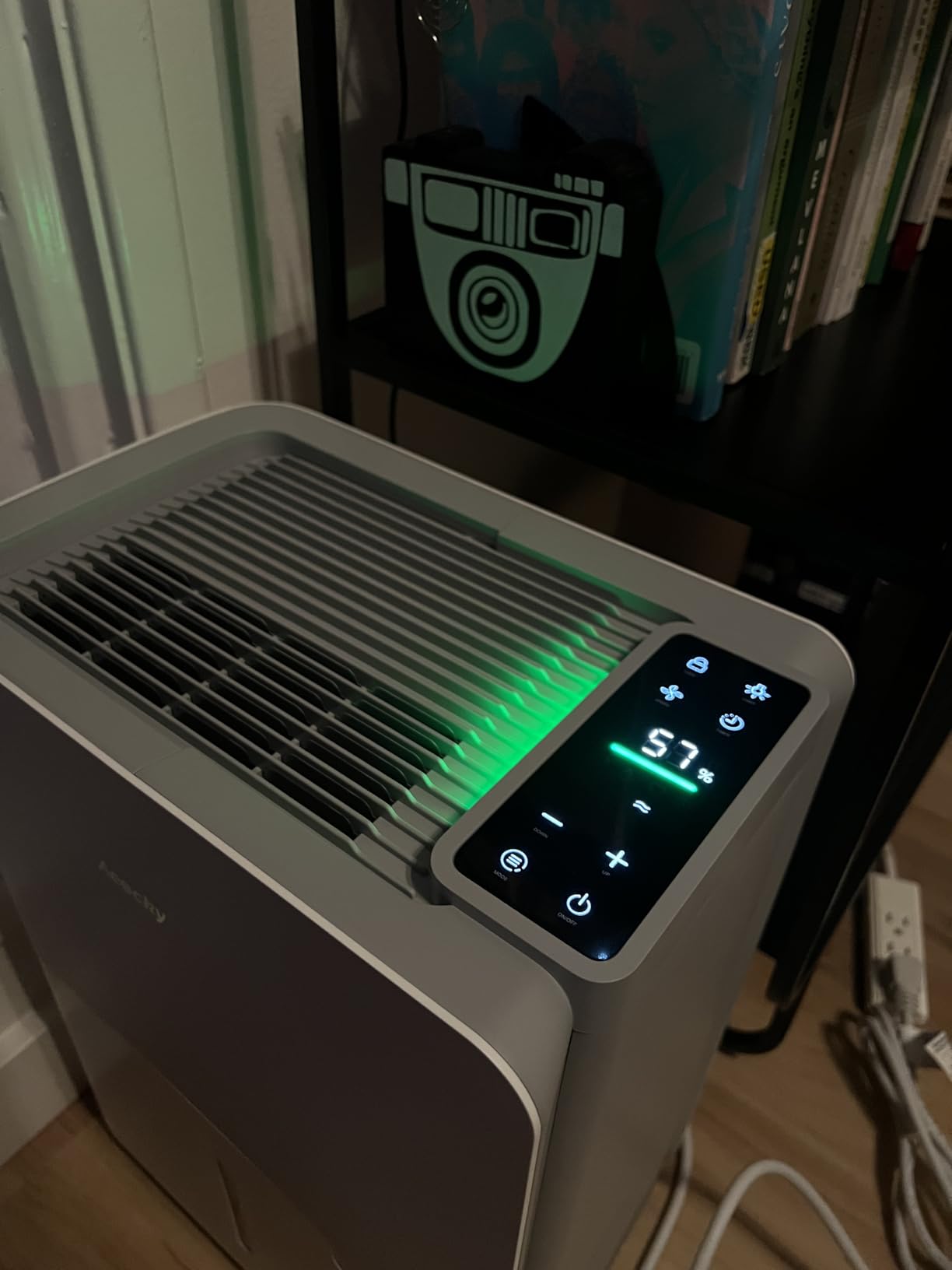 AEOCKY 50 Pint/Day Compressor Dehumidifier, 3500Sq.Ft for Basement, Home, Bedroom, Bathroom, with Drain Hose, Intelligent Humidistat, Quiet customer photo 1