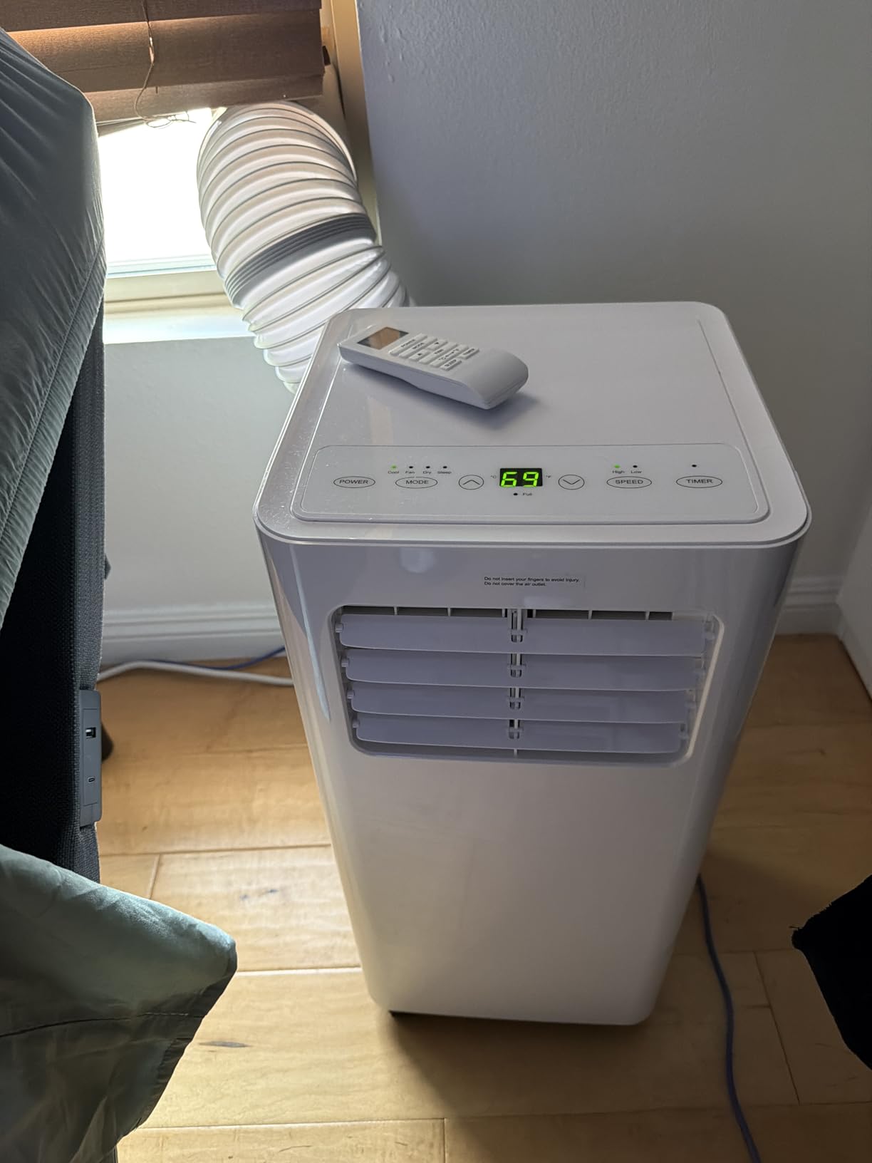 Garvee 8000 BTUs Portable Air Conditioner for 350Sq.Ft Max.Remote Control 48dB Portable AC Unit, Dehumidifier, Fan, Sleep, 24H Timer&Installation Kit, DOE Certified, Ceer 6.2,White White customer photo 1
