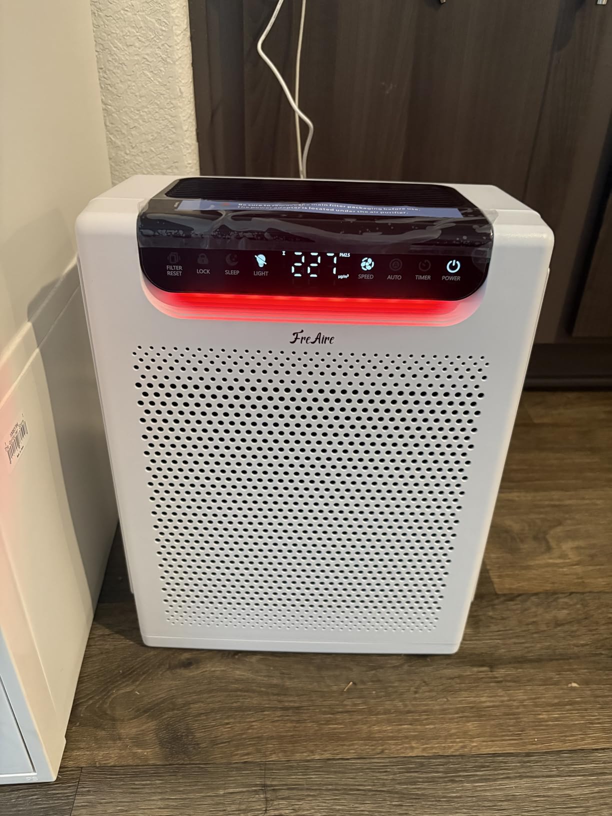 Air Purifiers for Home Large Room, Cover Up to 2600 Ft² with Washable Filters, Powerful Turbo Mode, PM2.5 Air Quality Display, 22dB Sleep Mode, Air Cleaner for Pets Hair, Smoke, Odors, HAP607, White customer photo 2