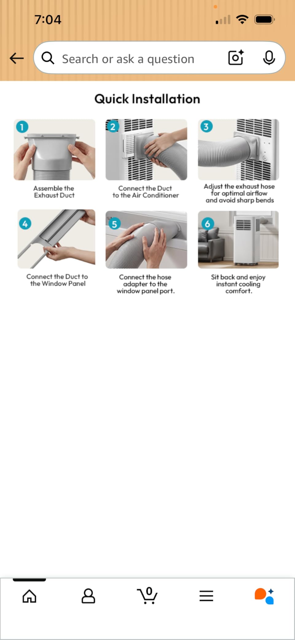 Feelfunn 8000 BTU Portable Air Conditioner, 3-in-1 Cools 350 Sq.Ft, Quiet AC with Fan & Dehumidifier, LED Display, Remote, 24H Timer, Window Kit, for Bedroom/Office/Dorms customer photo 1