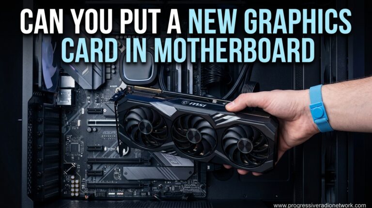 Can You Put a New Graphics Card in Motherboard