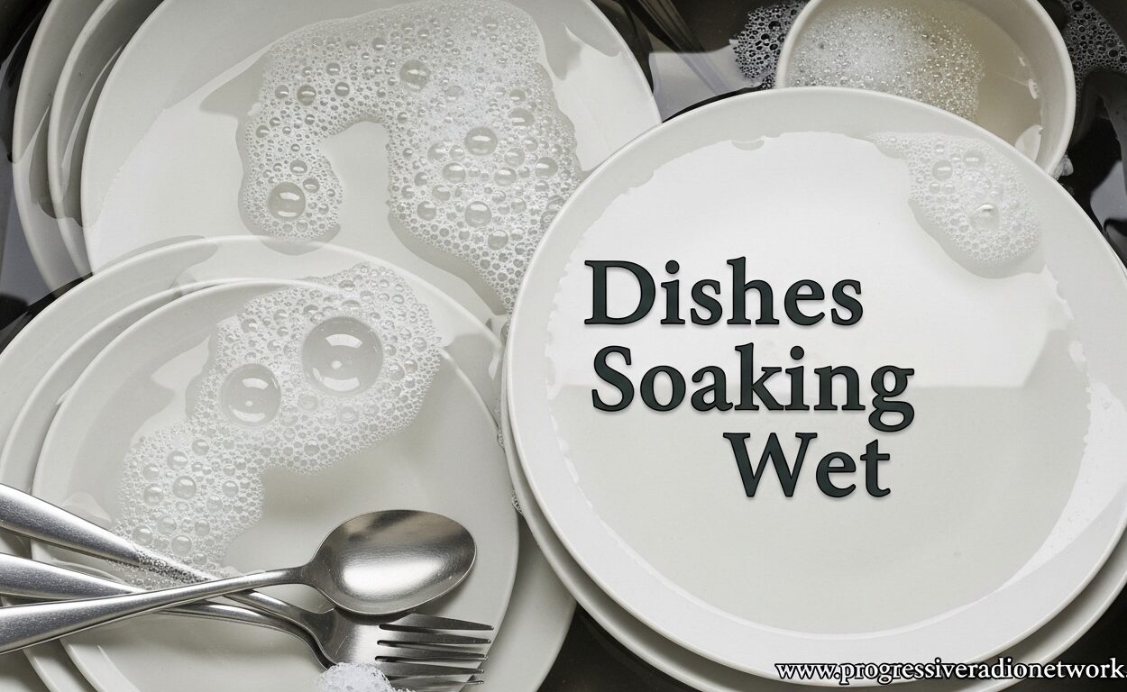 Dishes Soaking Wet