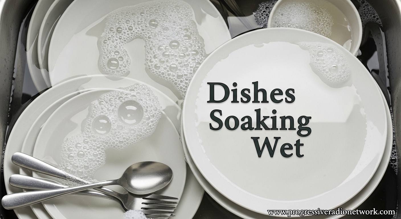 Dishes Soaking Wet