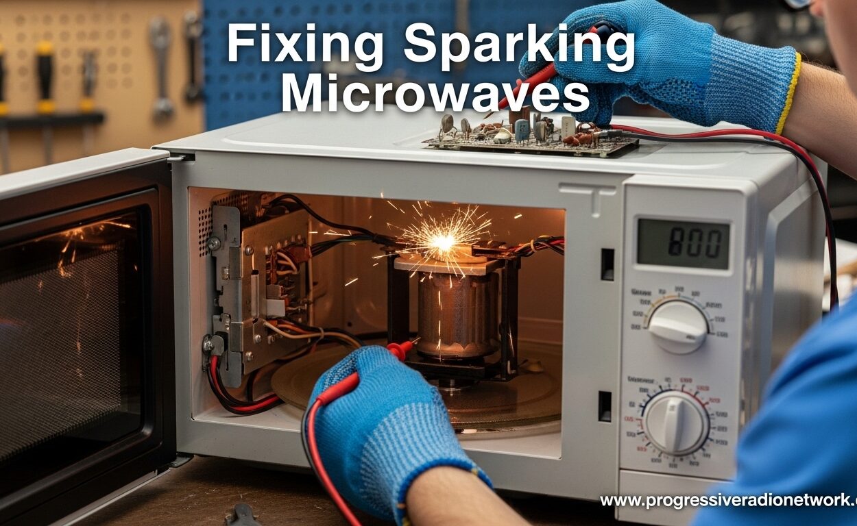 Fixing Sparking Microwaves