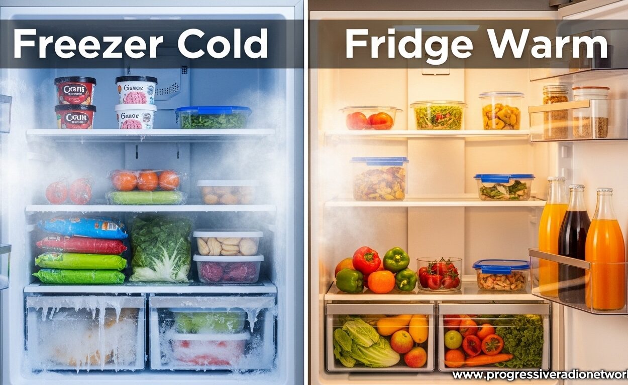 Freezer Cold Fridge Warmv