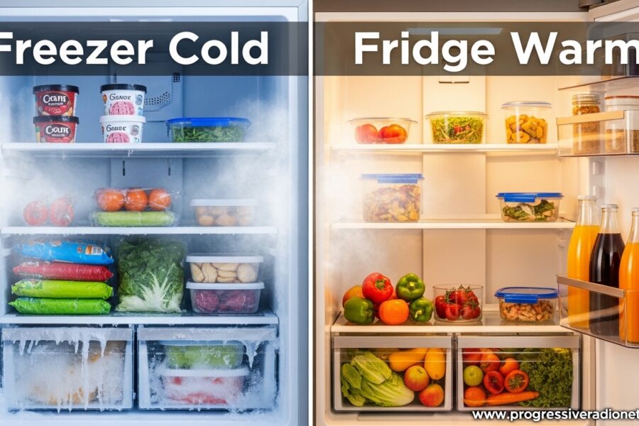 Freezer Cold Fridge Warmv