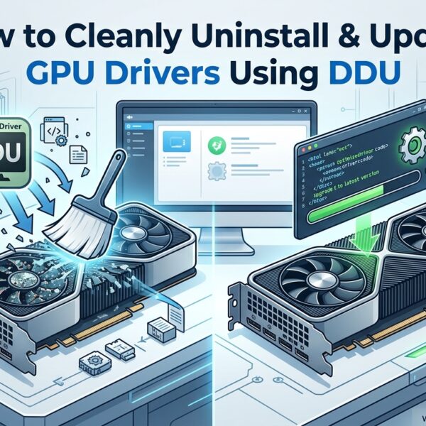 How to Cleanly Uninstall & Update GPU Drivers Using DDU