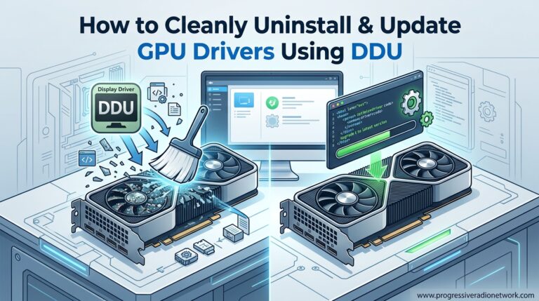 How to Cleanly Uninstall & Update GPU Drivers Using DDU