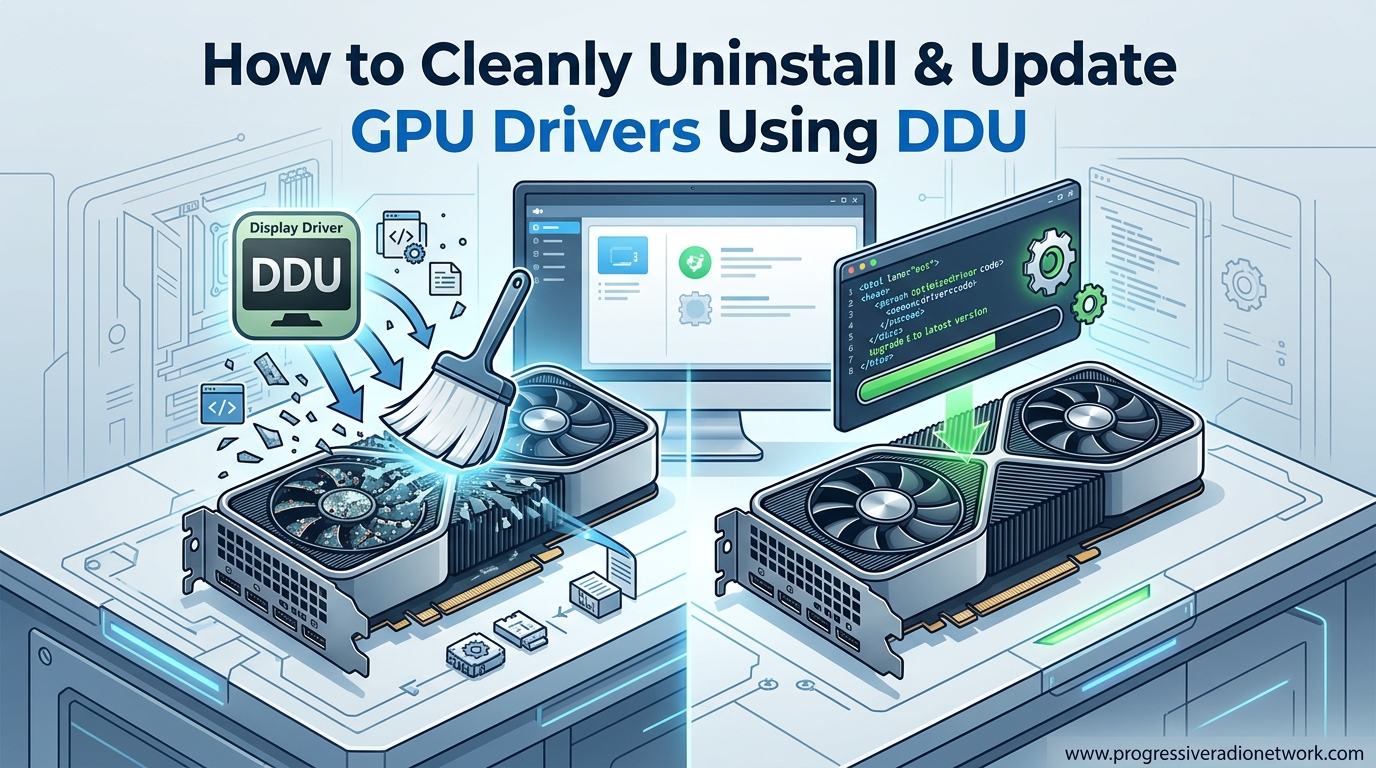 How to Cleanly Uninstall & Update GPU Drivers Using DDU