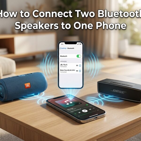 How to Connect Two Bluetooth Speakers to One Phone