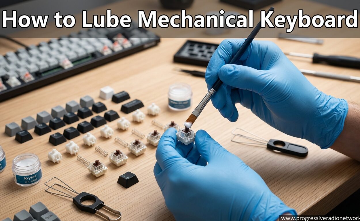 How to Lube Mechanical Keyboard