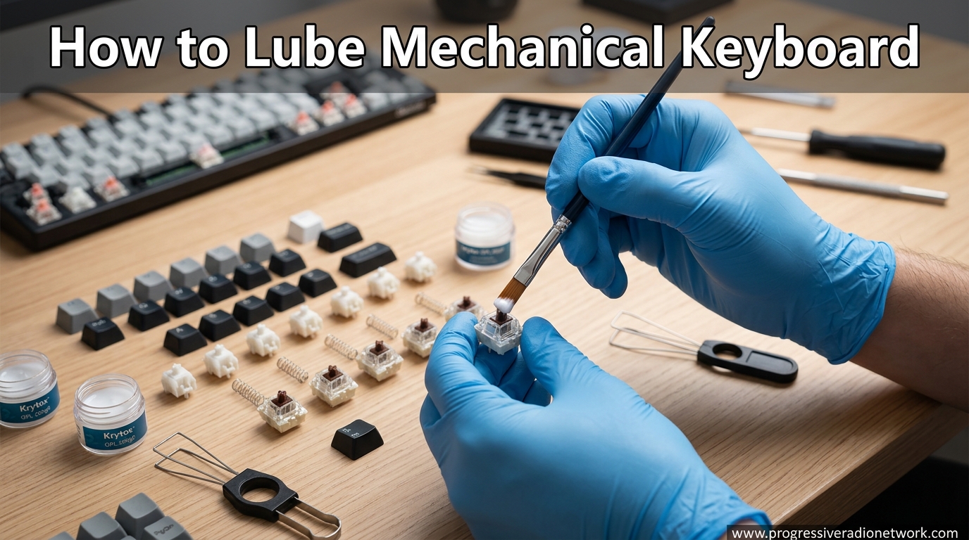 How to Lube Mechanical Keyboard