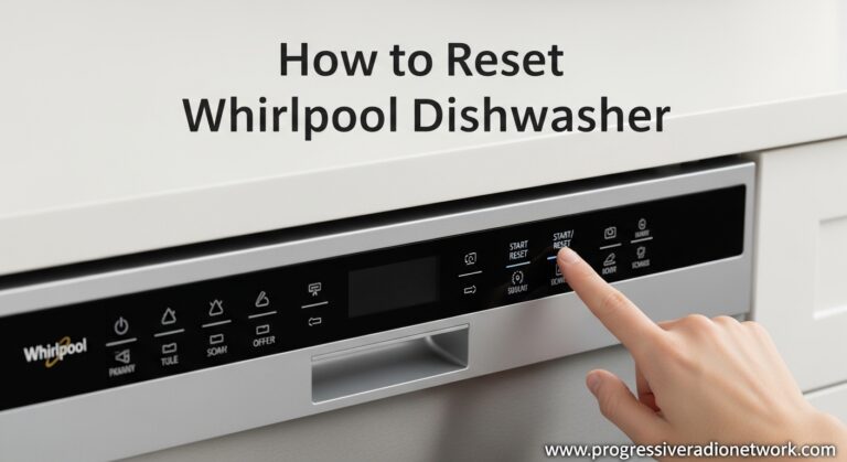 How to Reset Whirlpool Dishwasher