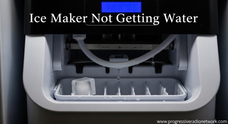 Ice Maker Not Getting Water