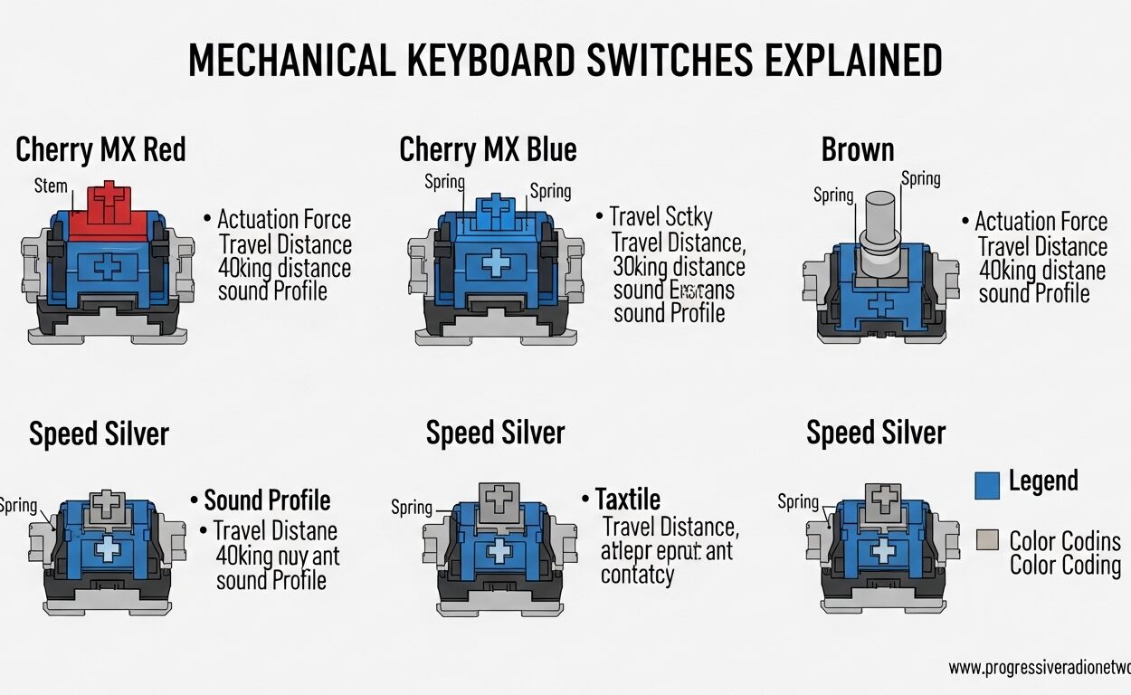 Mechanical Keyboard Switches Explained