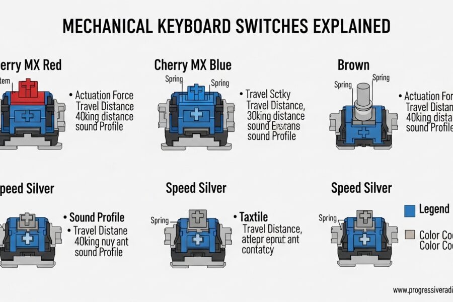 Mechanical Keyboard Switches Explained