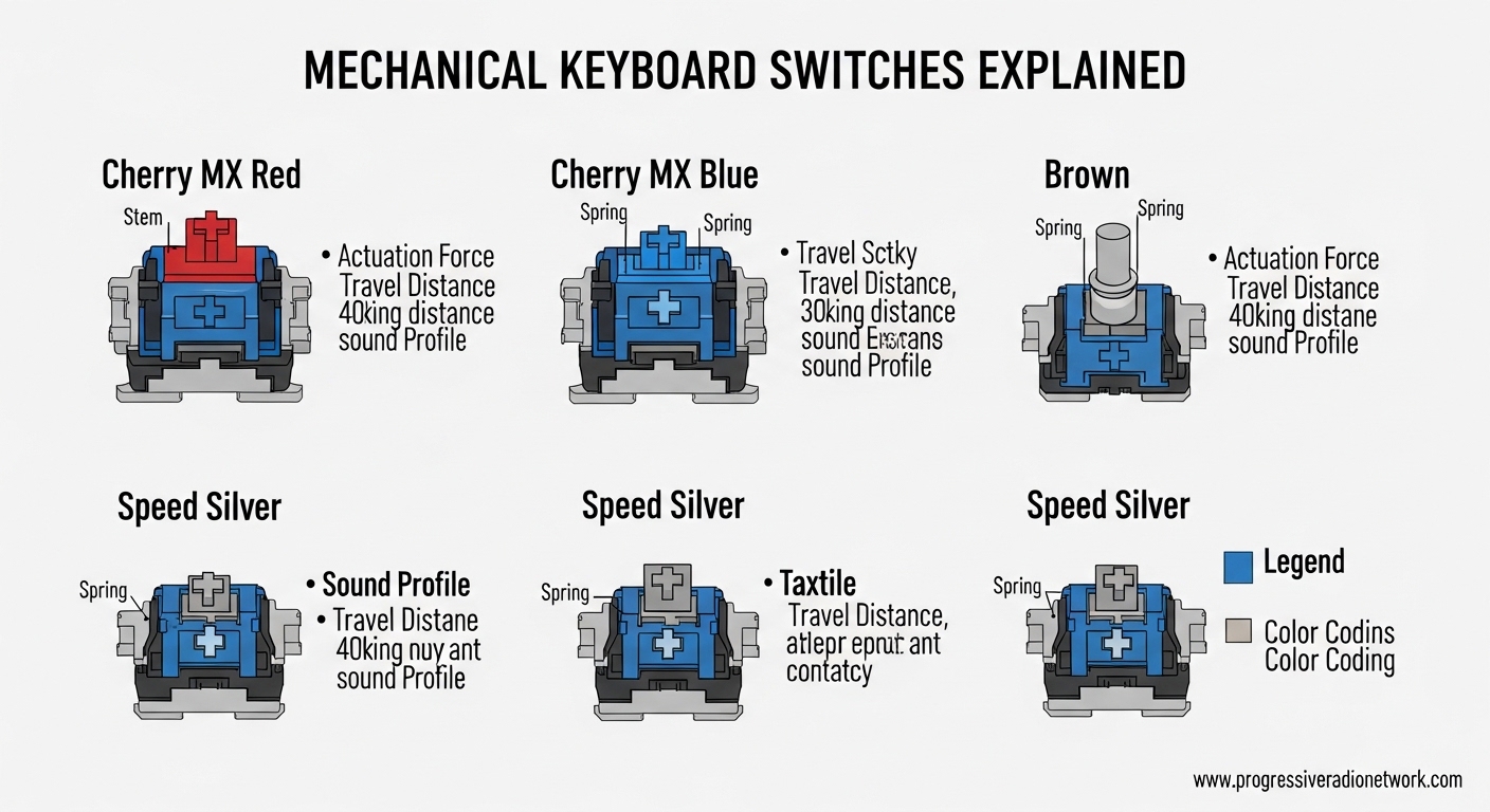 Mechanical Keyboard Switches Explained