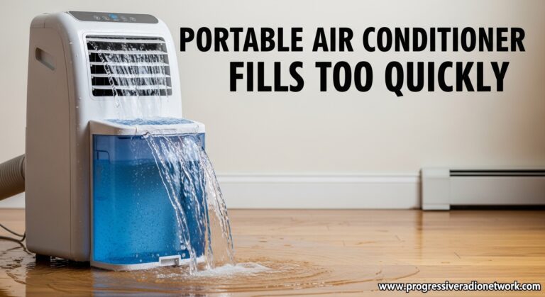 Portable Air Conditioner Fills Too Quickly