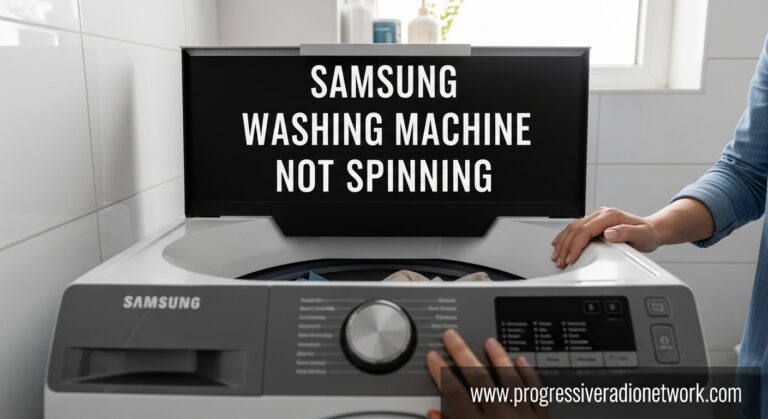 Samsung Washing Machine Not Spinning