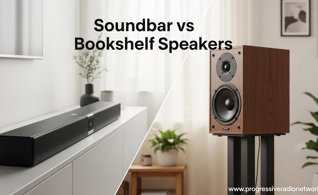 Soundbar vs Bookshelf Speakers