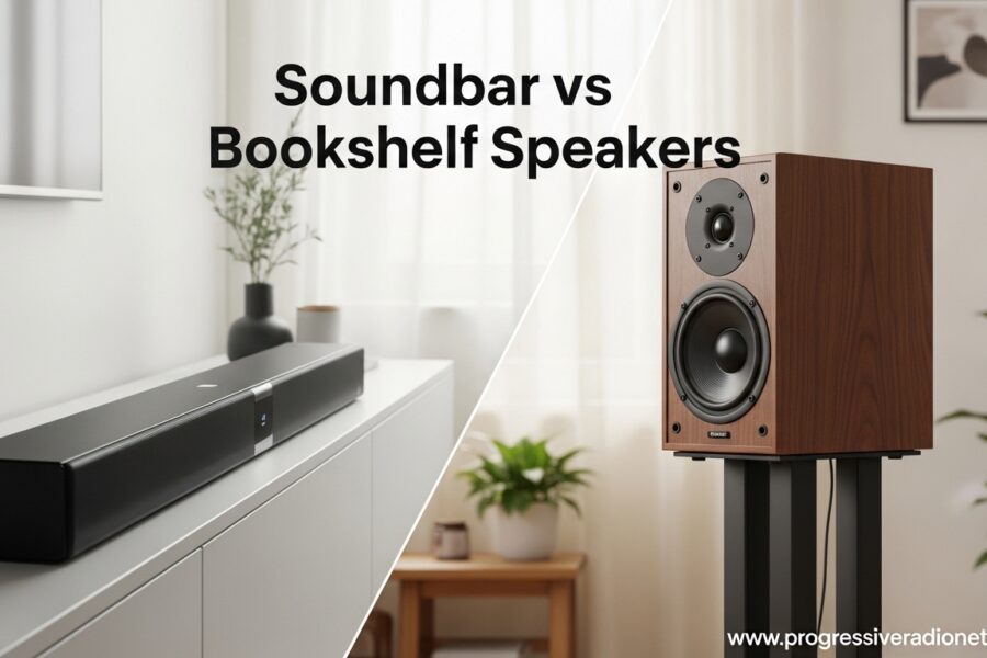 Soundbar vs Bookshelf Speakers