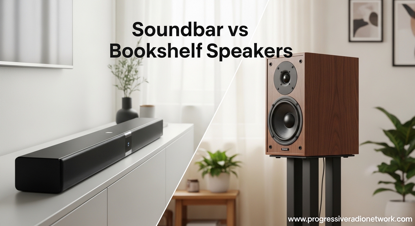Soundbar vs Bookshelf Speakers