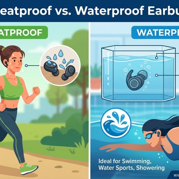 Sweatproof vs. Waterproof Earbuds