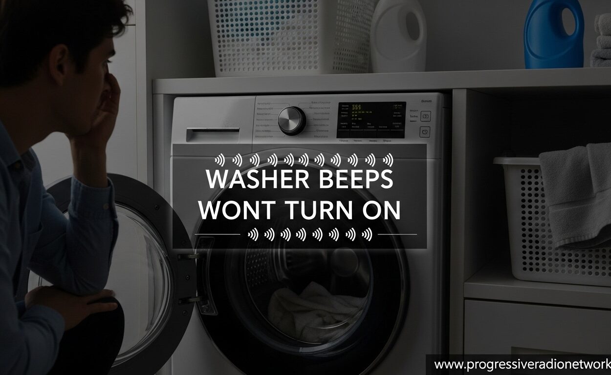 Washer Beeps Wont Turn On