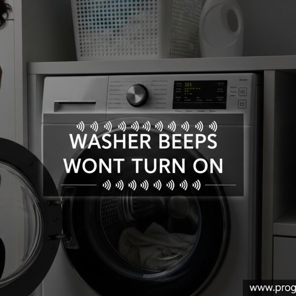 Washer Beeps Wont Turn On