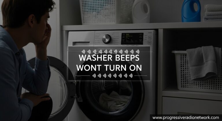 Washer Beeps Wont Turn On