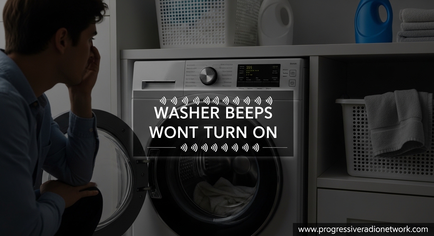 Washer Beeps Wont Turn On